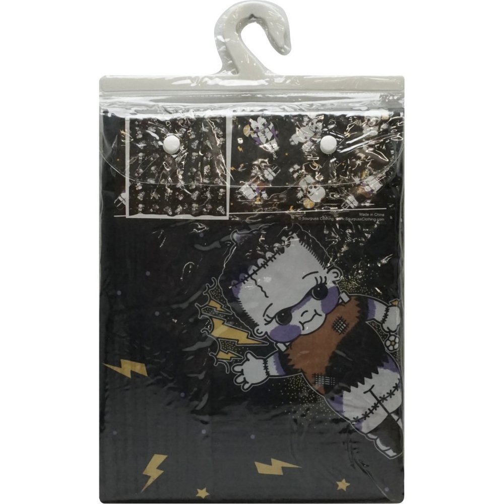 Kewpie Monsters Shower Curtain Retro Halloween Frankenstein Dracula Horror NWT - Picture 4 of 4